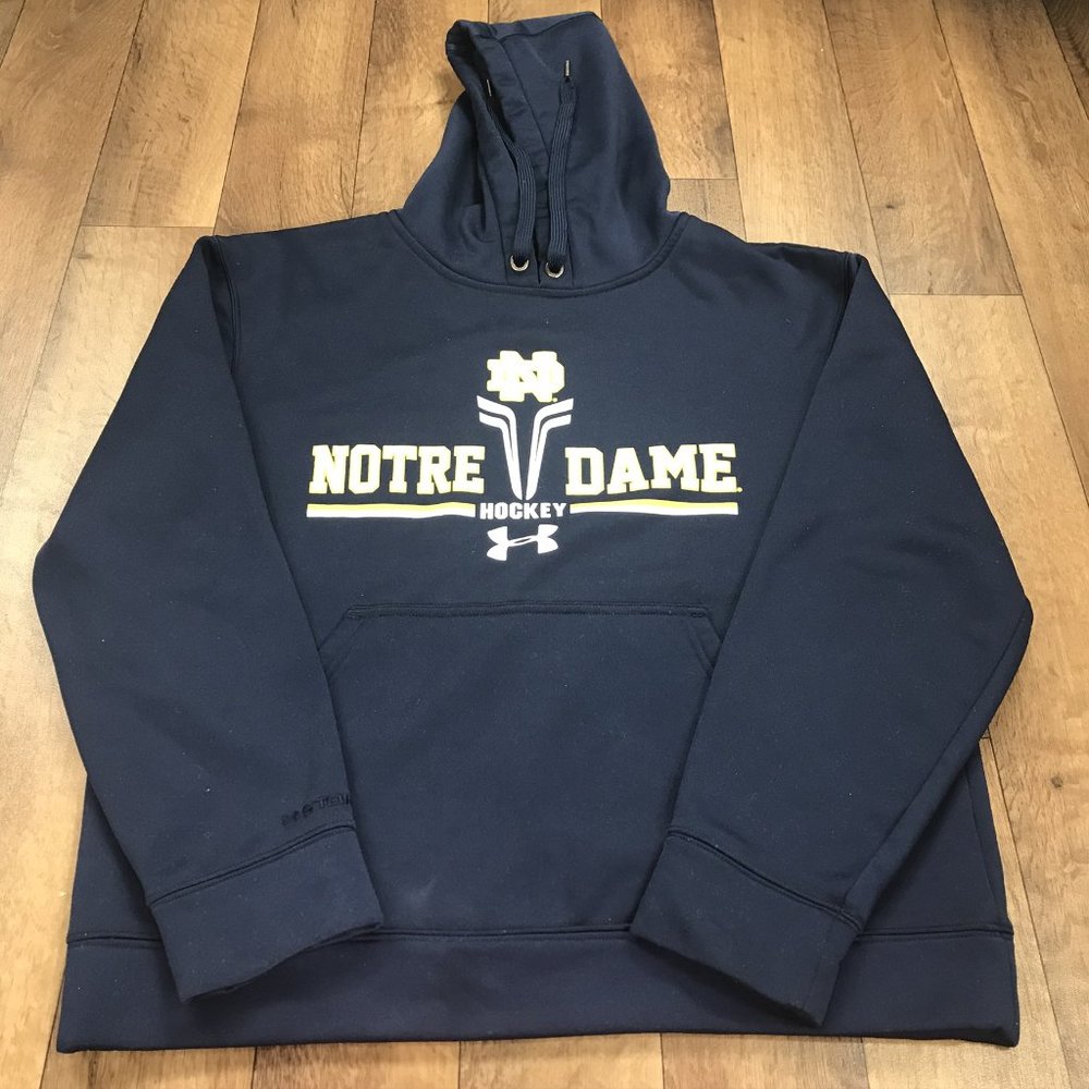 Under Armour Small Notre Dame Hockey Sweatshirt